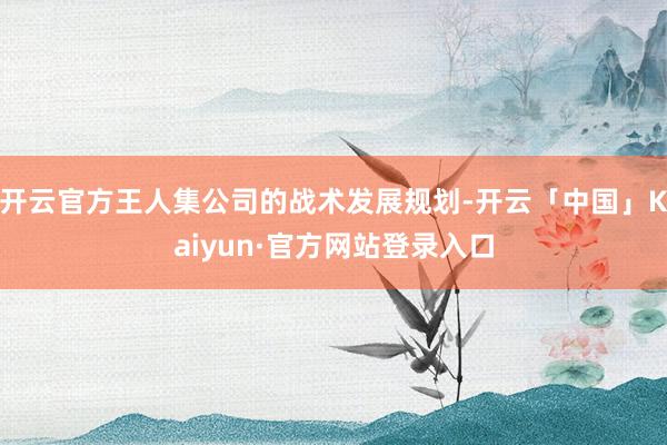 开云官方王人集公司的战术发展规划-开云「中国」Kaiyun·官方网站登录入口