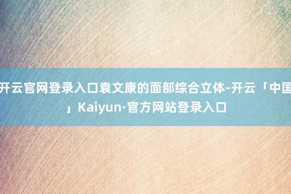 开云官网登录入口袁文康的面部综合立体-开云「中国」Kaiyun·官方网站登录入口